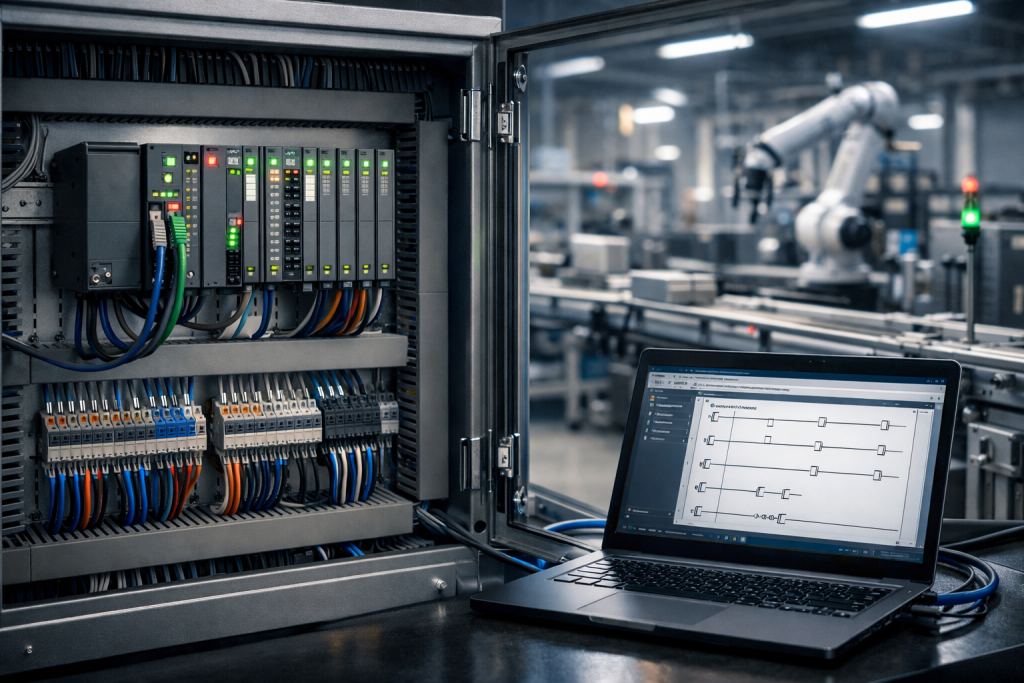 Serivii de programare PLC industrial ZED Automation